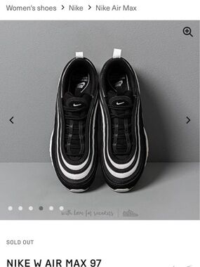 Nike Air Max 97 Women’s Sneakers - Black/White